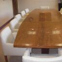 walnut boardroom table
